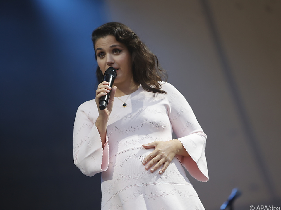 Katie Melua bei ihrem Auftritt in Halle