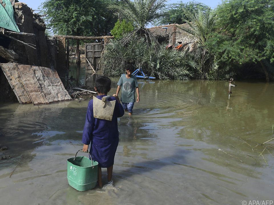 Millionen Menschen sind von den Überflutungen in Pakistan betroffen