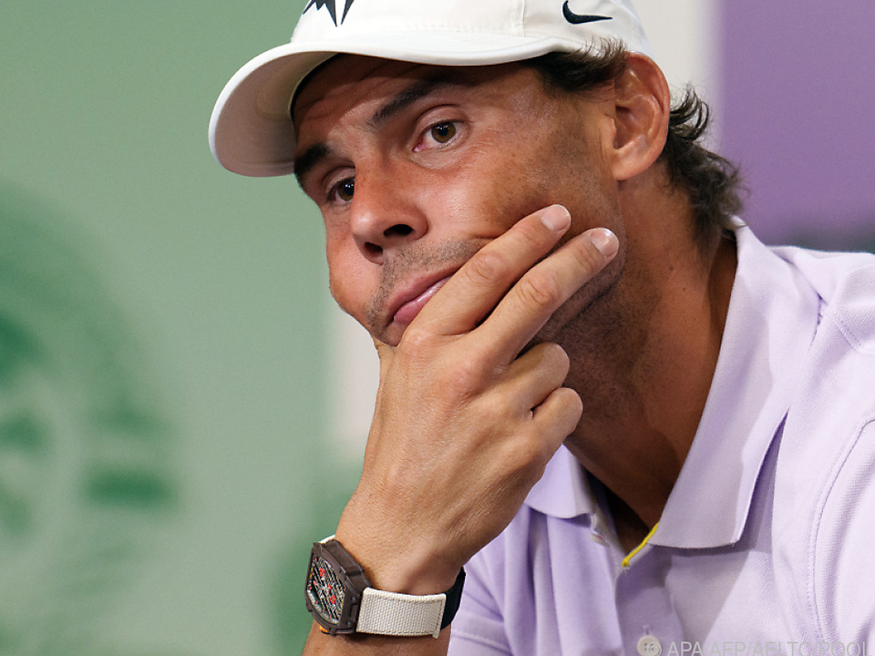Noch nicht wieder fit genug fürs Tennis: Rafael Nadal