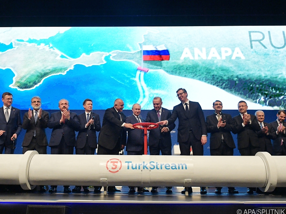 TurkStream versorgt die Balkanstaaten via Türkei mit russischem Gas