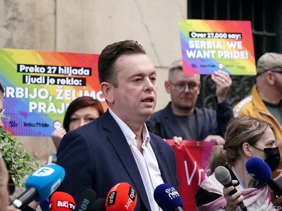 EuroPride-Organisator Goran Miletic will dem Verbot trotzen