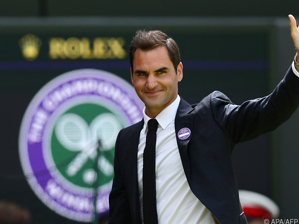 Federer sagt in London Goodbye, will aber kein \