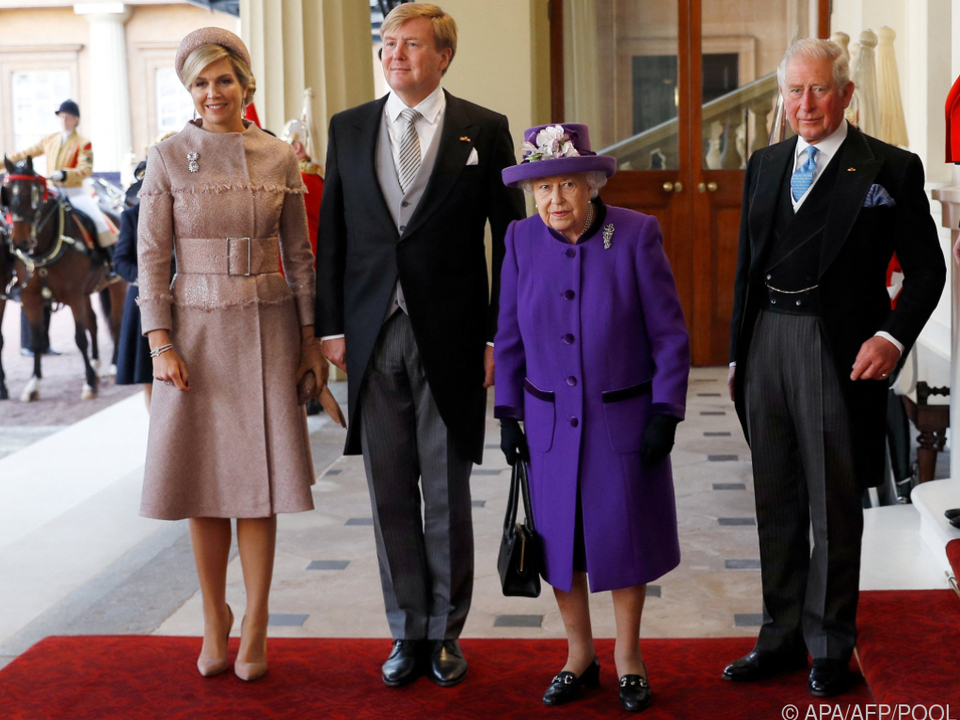 König Willem-Alexander bei einem Besuch der Queen 2018