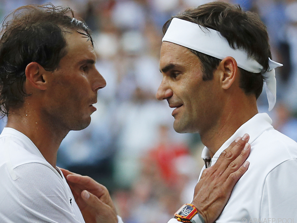 Kontrahenten und Freunde: Nadal und Federer