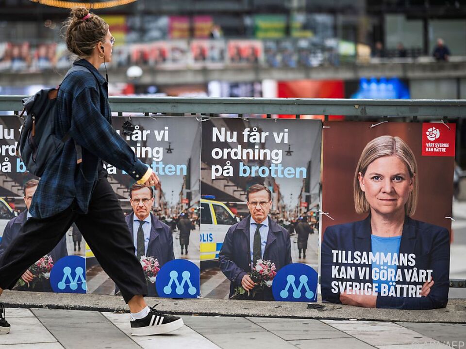 Kristersson und Andersson kämpfen um Premiersamt