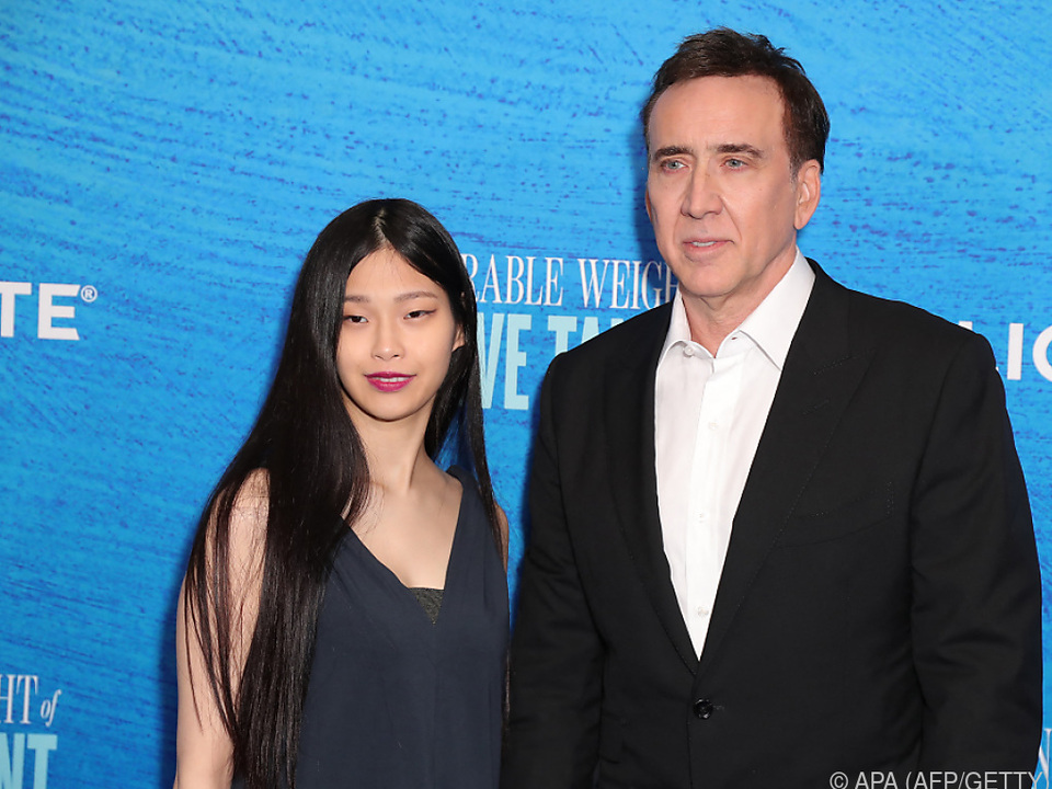 Nicolas Cage und seine Ehefrau Riko Shibata