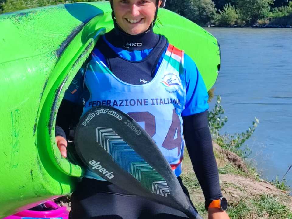 Tamara Drescher Italienmeisterschaft 2022 im Extrm Slalom