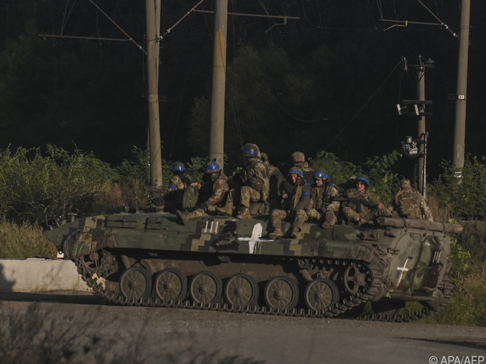Ukrainische Armee in Region Charkiw auf dem Vormarsch