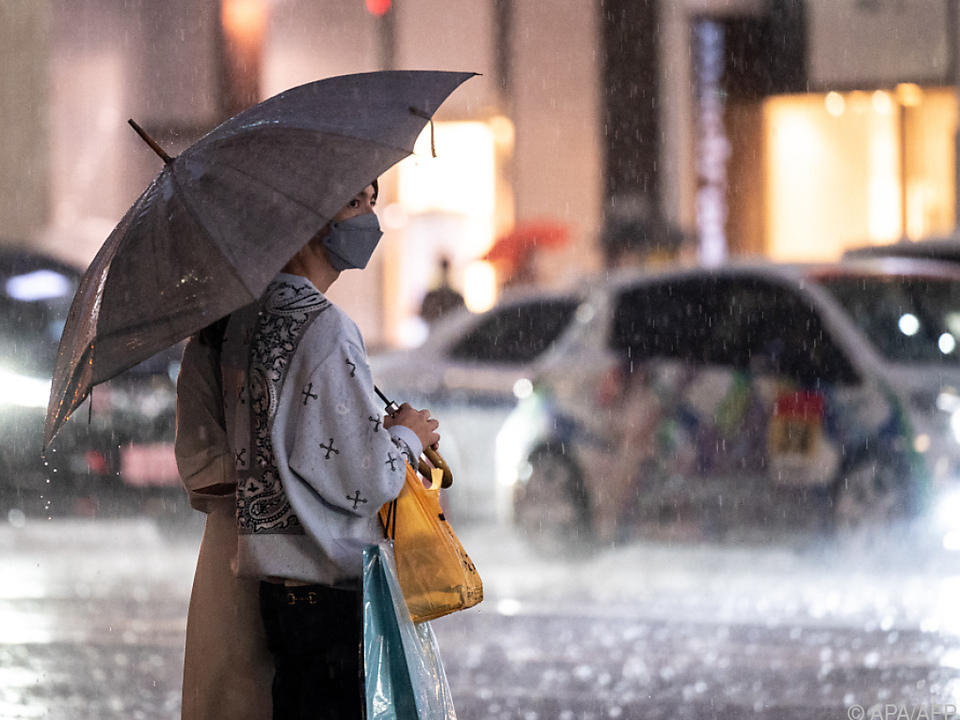 Unwetterwarnungen gelten auch für Hauptstadt Tokio