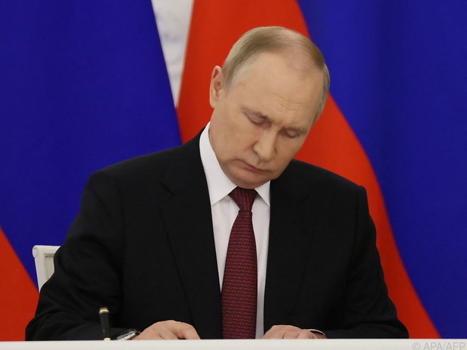 Mit der Unterzeichnung durch Putin tritt das Annexionsgesetz in Kraft