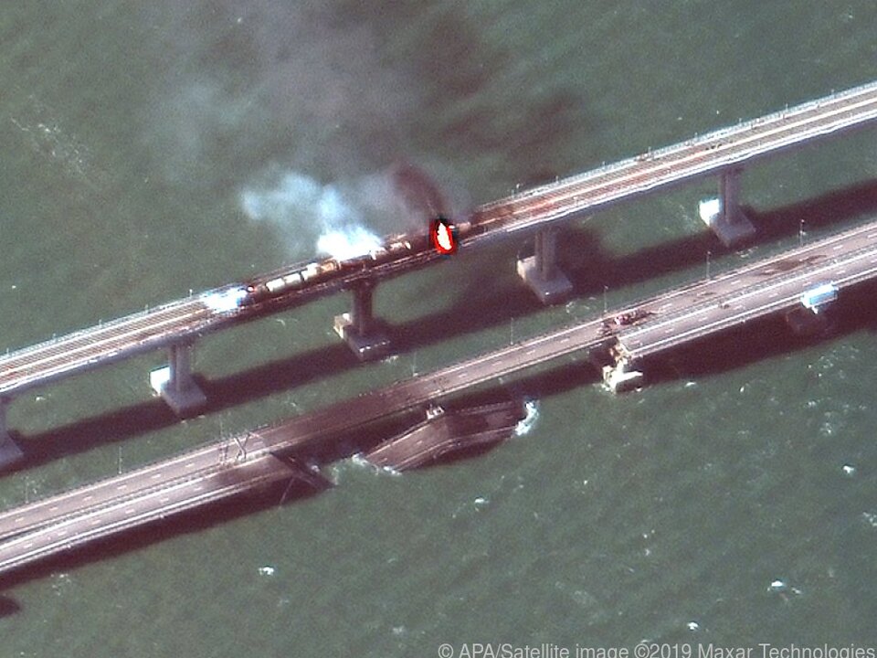 Schäden an der Krim-Brücke