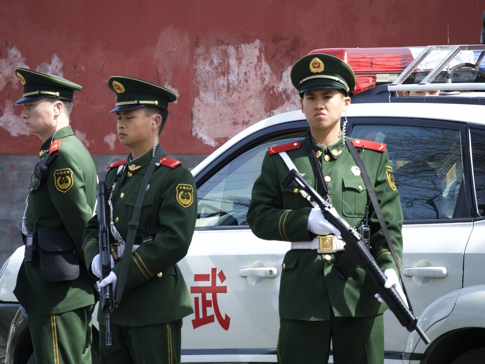 Peking chinesische Polizei