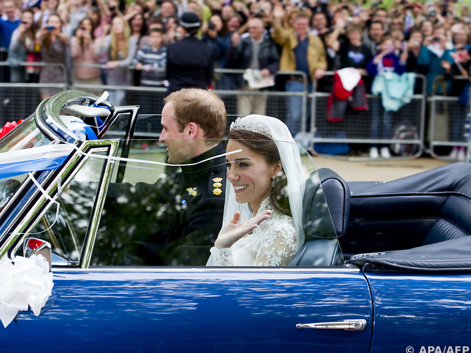 Prinz William und Kate heirateten am 29. April 2011