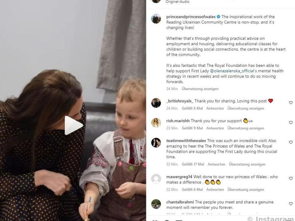 Prinzessin Kate besuchte ukrainische Community in Reading