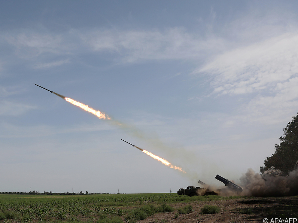 Ukrainische Artillerie in der Region Donezk im Einsatz (Archivbild)
