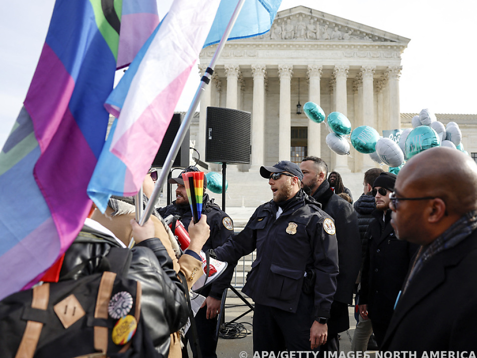 Befürworter der gleichgeschlechtlichen Ehe demonstrieren in Washington