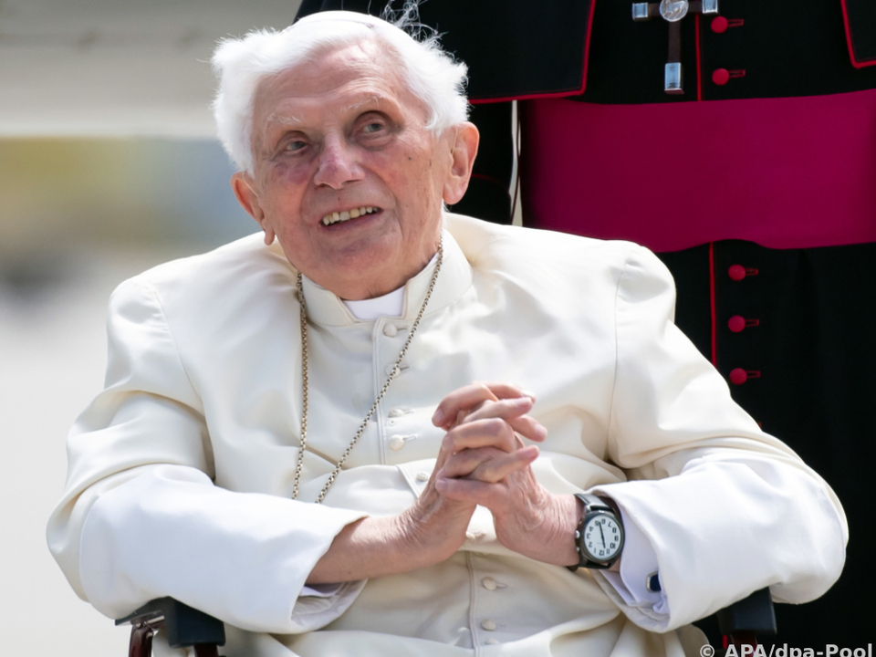 Der emeritierte Papst Benedikt XVI. im Jahr 2020