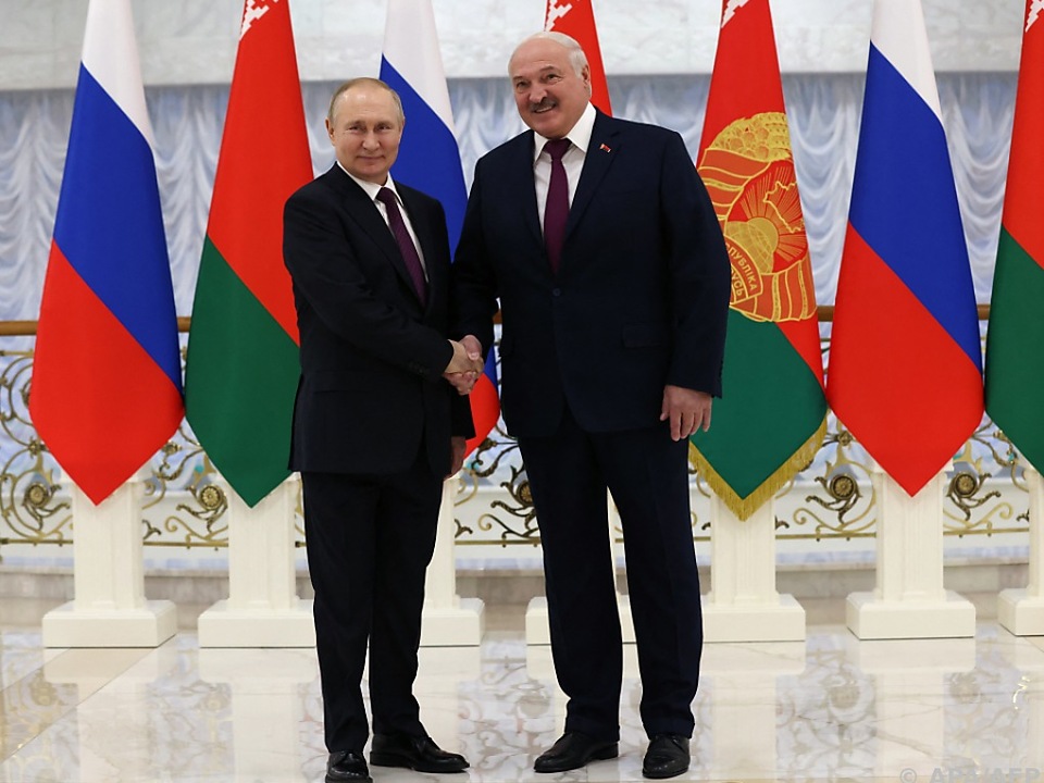 Es ist Putins erster Besuch in Belarus seit drei Jahren