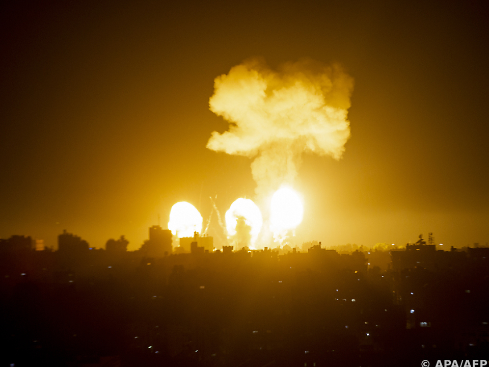 Israels Luftwaffe beschoss nach Raketenangriff Hamas-Ziele in Gaza
