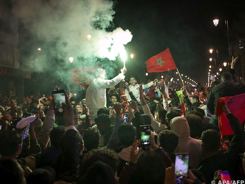 Marokkanische Feiern (hier in Rabat) waren nicht überall friedlich