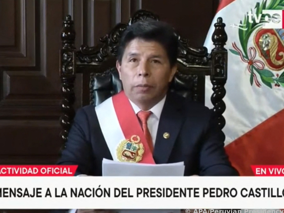 Perus Präsident Pedro Castillo löste Parlament auf