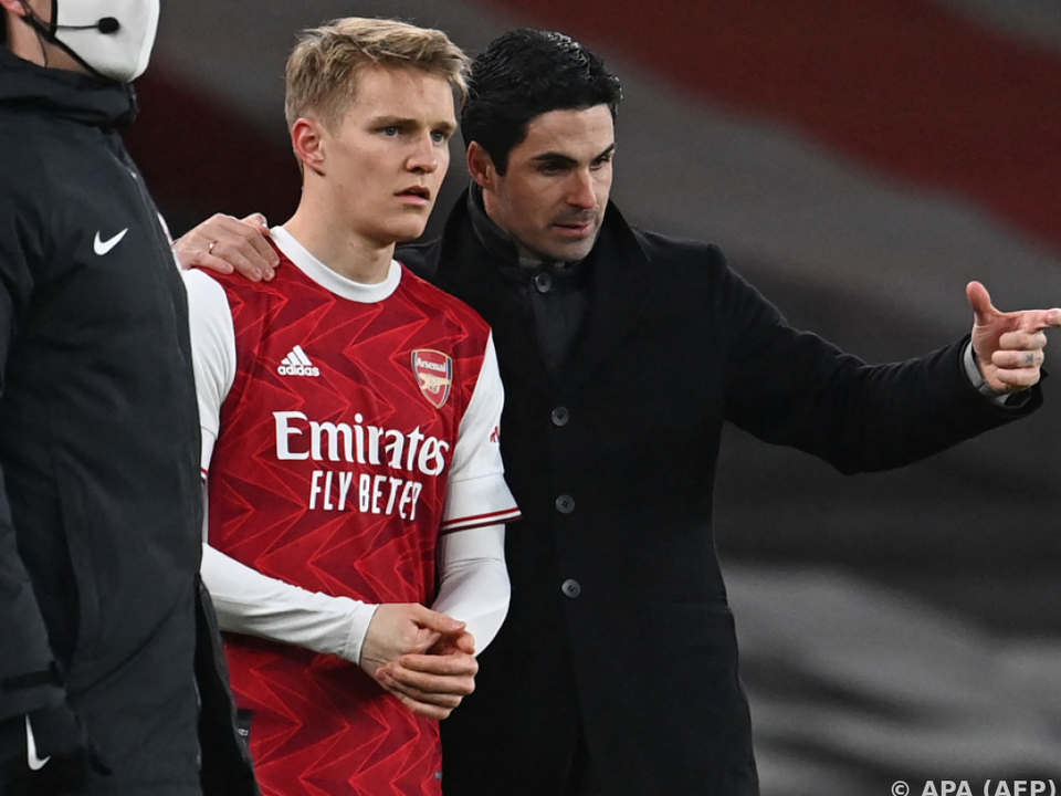 Arsenal-Coach Arteta weist Ödegaard den Weg zum Titel