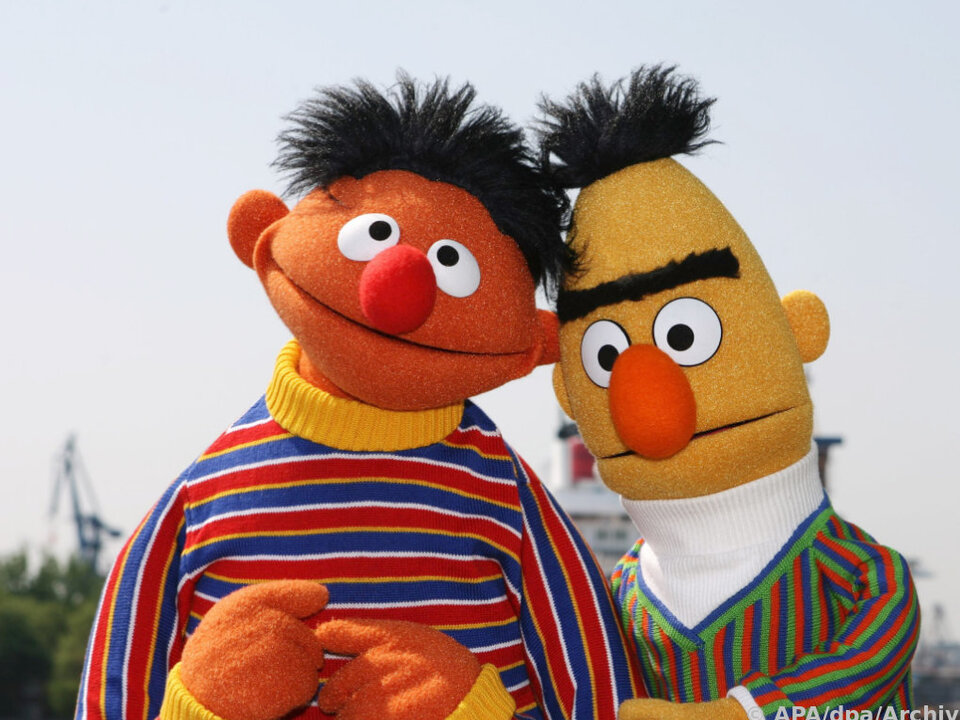 Ernie und Bert sind die Stars der Sesamstraße