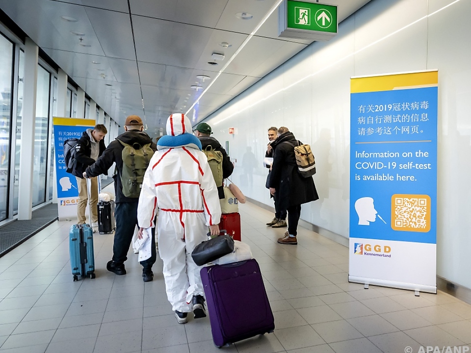 EU empfiehlt Tests für Einreisende aus China