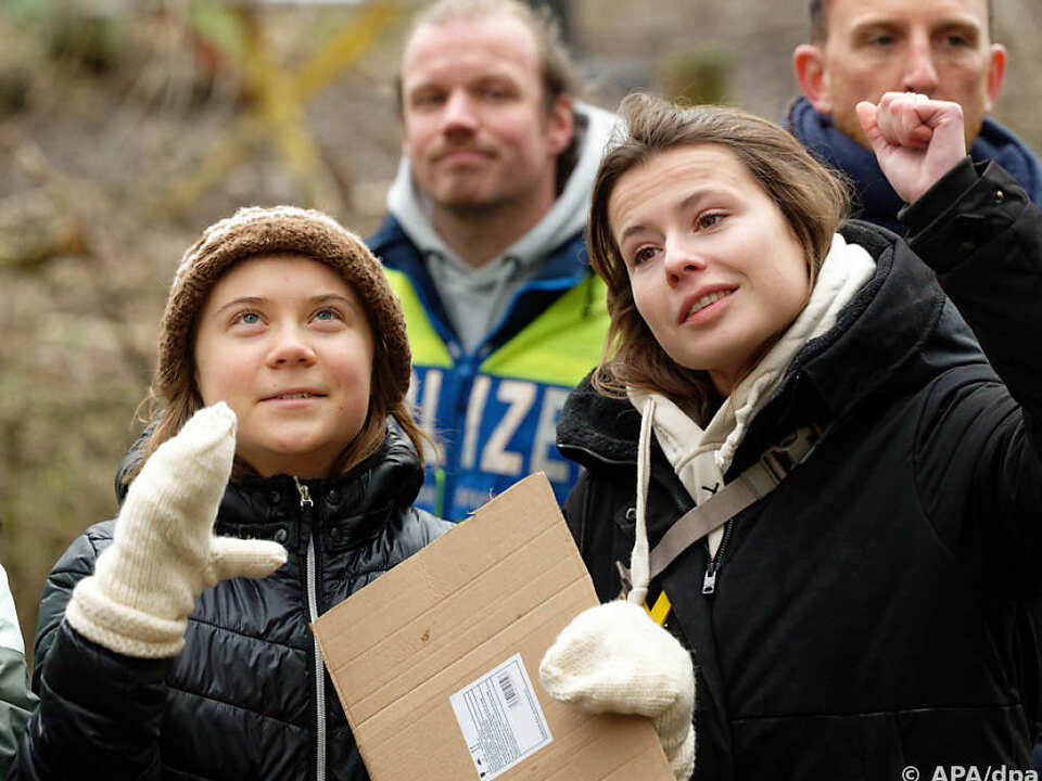 Greta Thunberg kritisierte den Polizeieinsatz