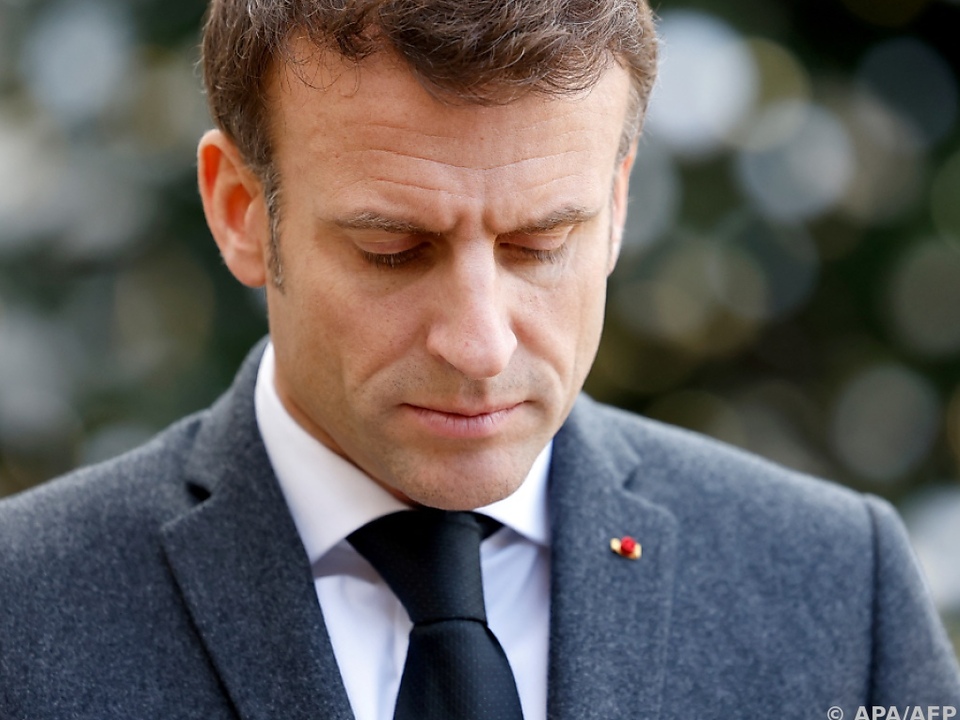 Unerfreuliche Post für Frankreichs Staatschef