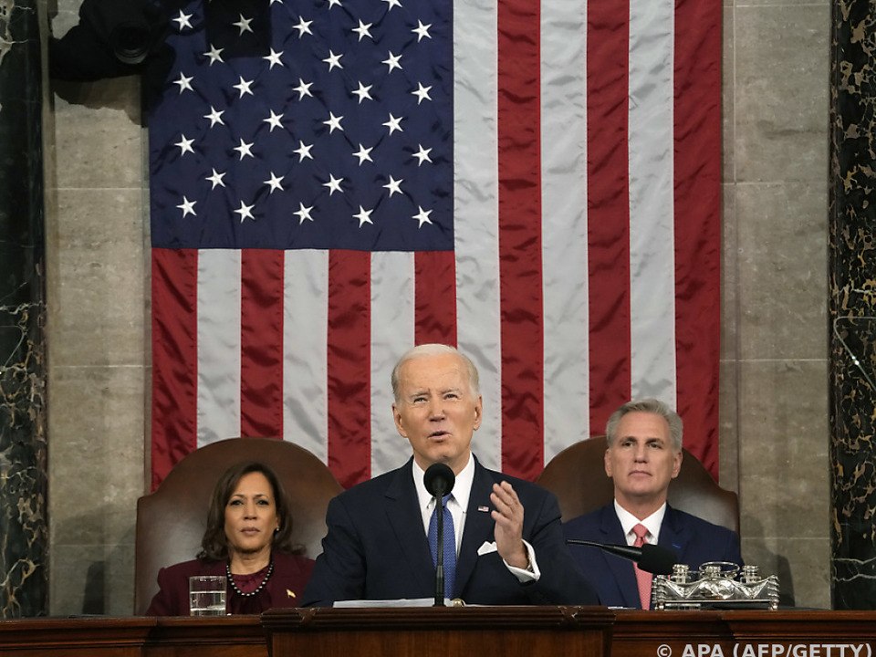 Biden sprach vor den beiden Kammern des US-Kongresses