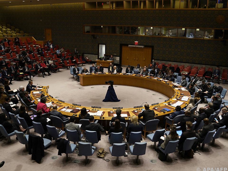 Der Sicherheitsrat der Vereinten Nationen in New York