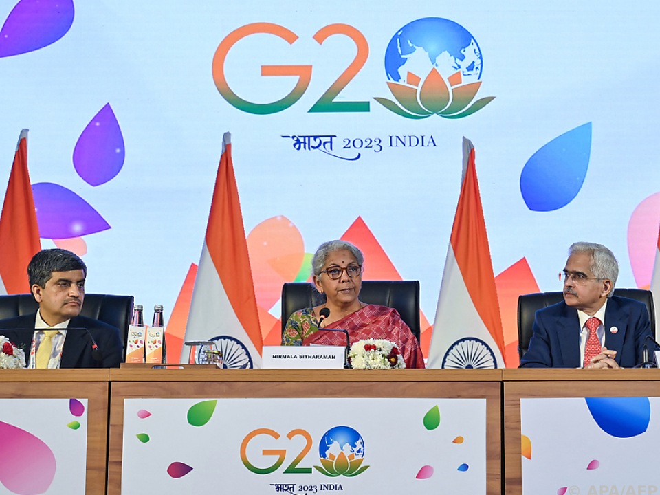 G20-Finanzminister tagten in Indien