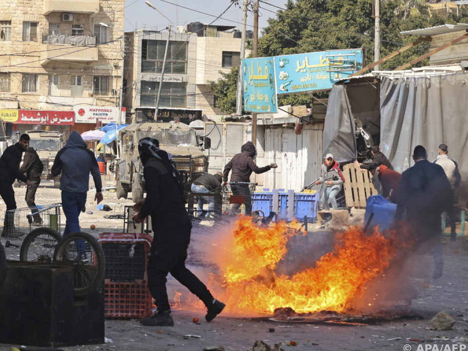 Gewaltsame Auseinansersetzungen in Nablus