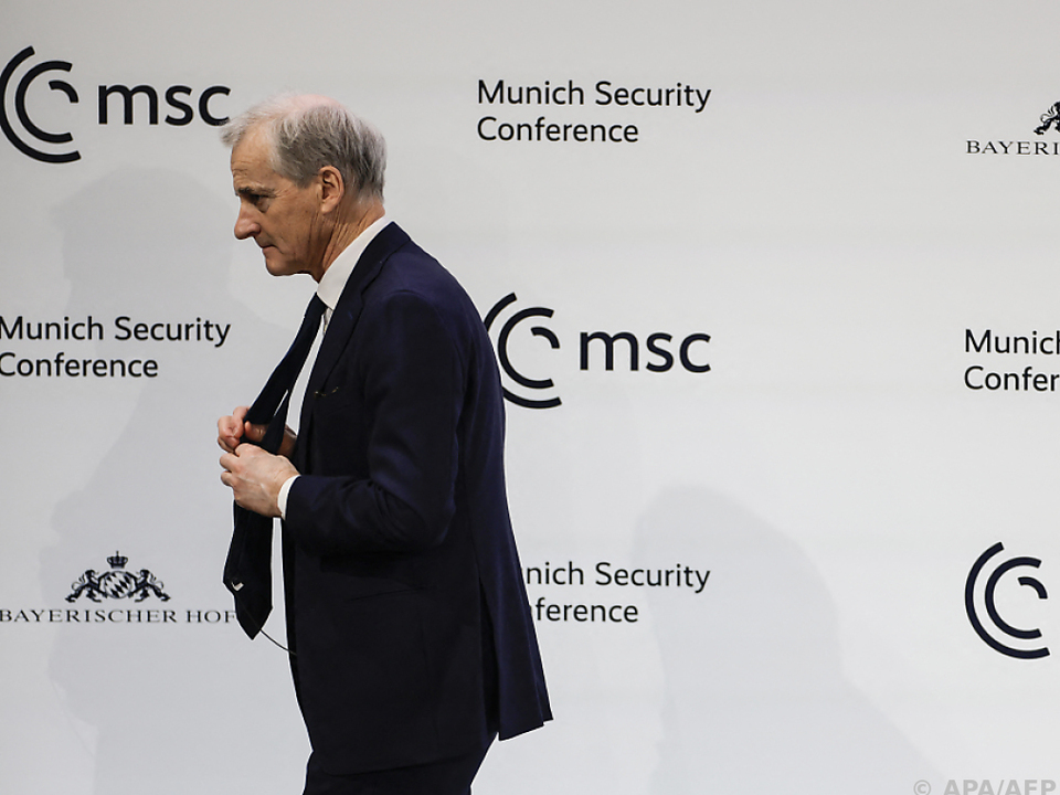 Jonas Gahr Store bei der Münchner Sicherheitskonferenz
