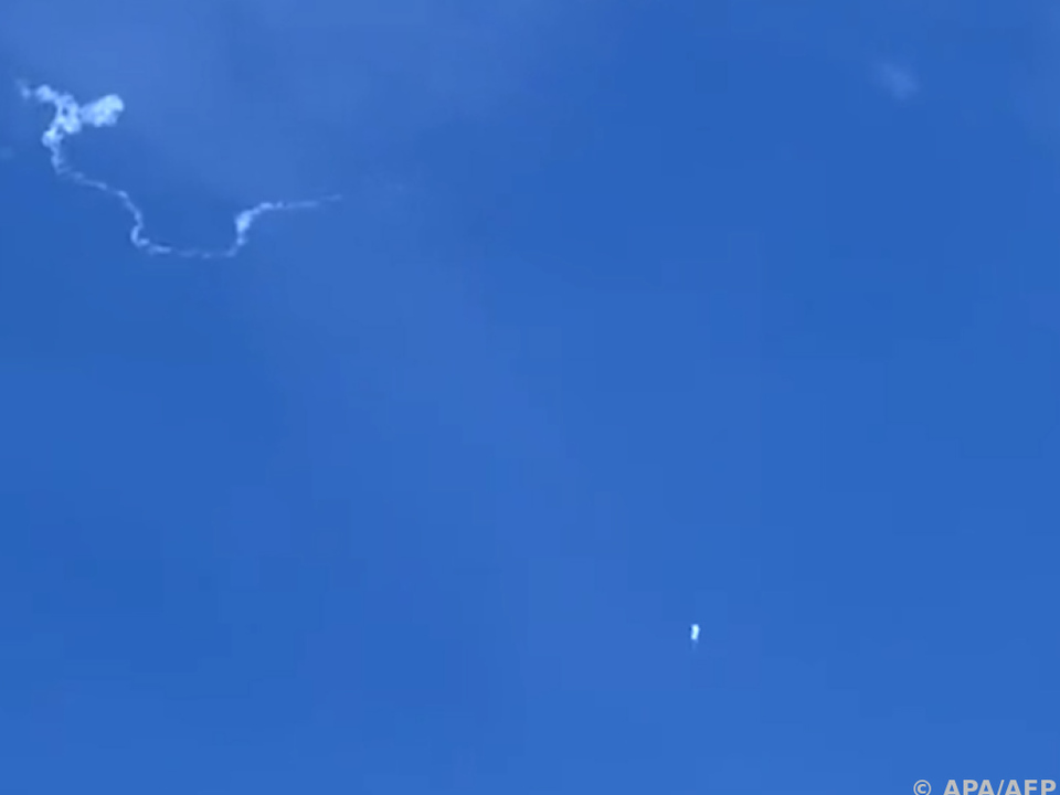 US-Militär schoss Ballon vor der Küste ab