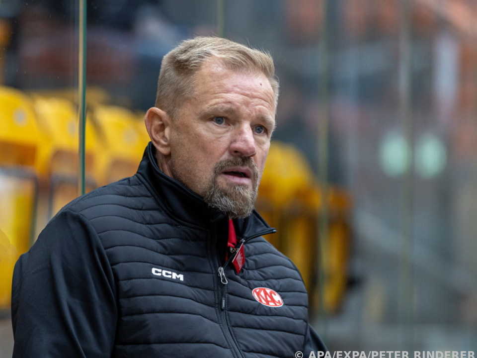 Der siegreiche KAC-Coach Petri Matikainen