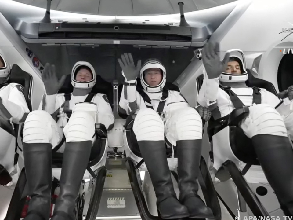 Die ISS hat vier neue Besatzungsmitglieder