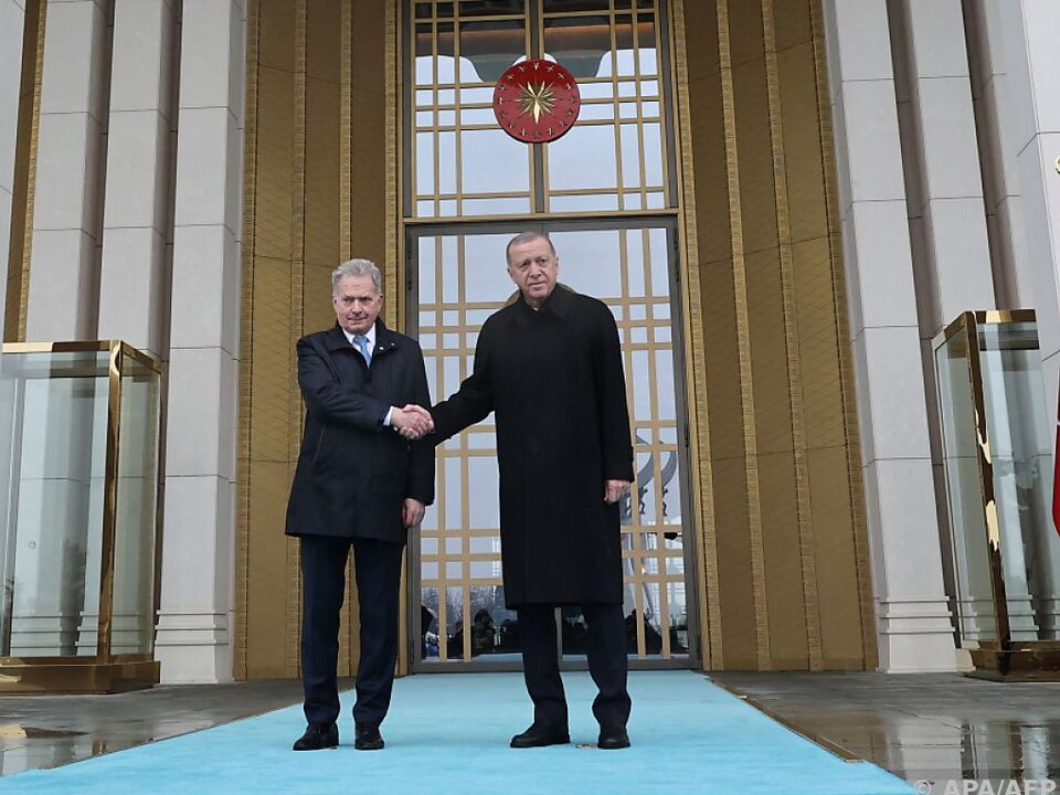 Finnischer Präsident Niinistö zu Gast bei Erdogan in Ankara