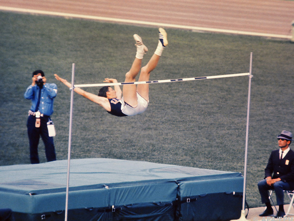Fosbury holte 1968 mit damals neuer Technik Olympia-Gold