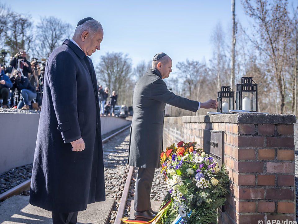 Netanyahu besuchte mit Scholz Holocaust-Gedenkstätte