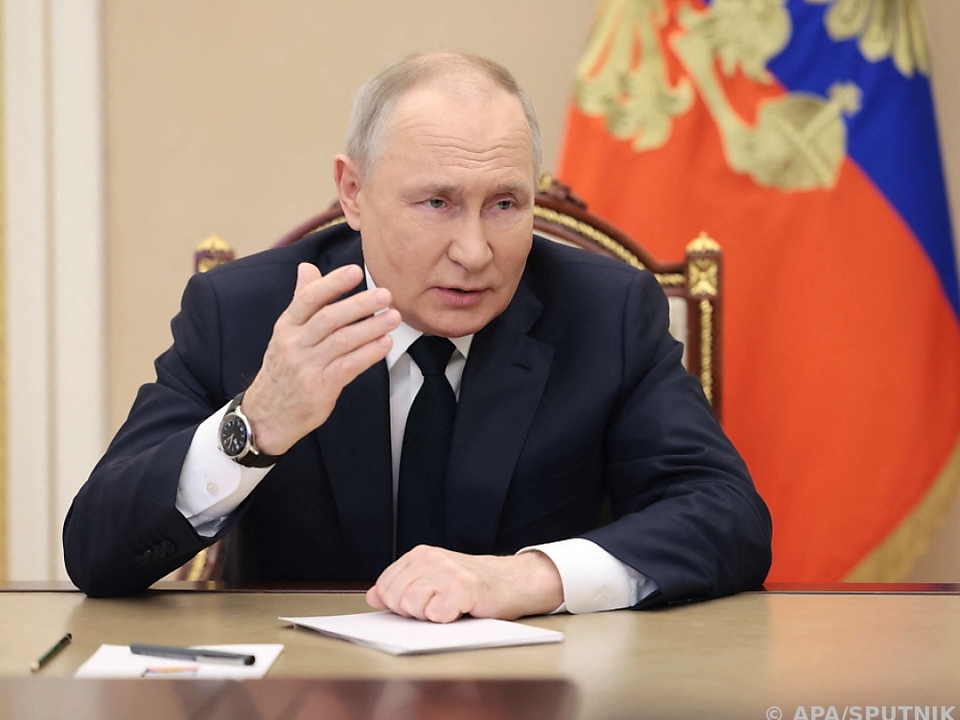 Putin kündigte im TV die Einberufung des Nationalen Sicherheitsrates an