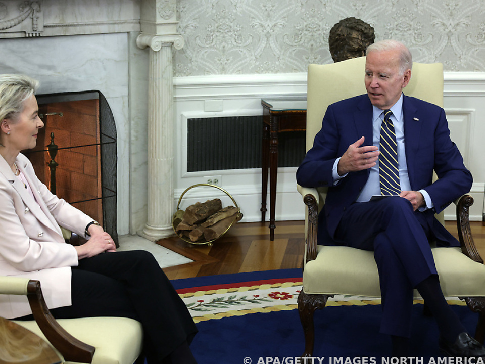 Von der Leyen traf US-Präsident Biden in Washington