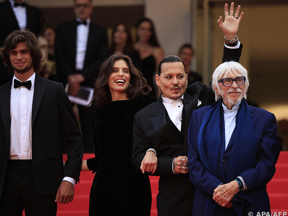 Auftritt von Johnny Depp in Cannes