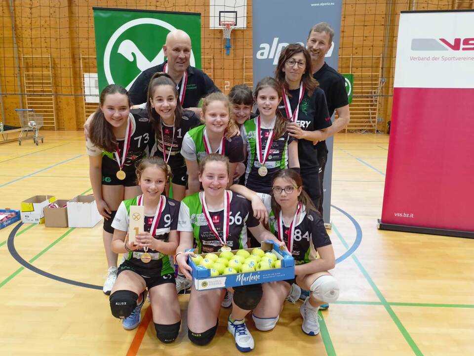 U13 Mädchen-Volley Team St. Jakob