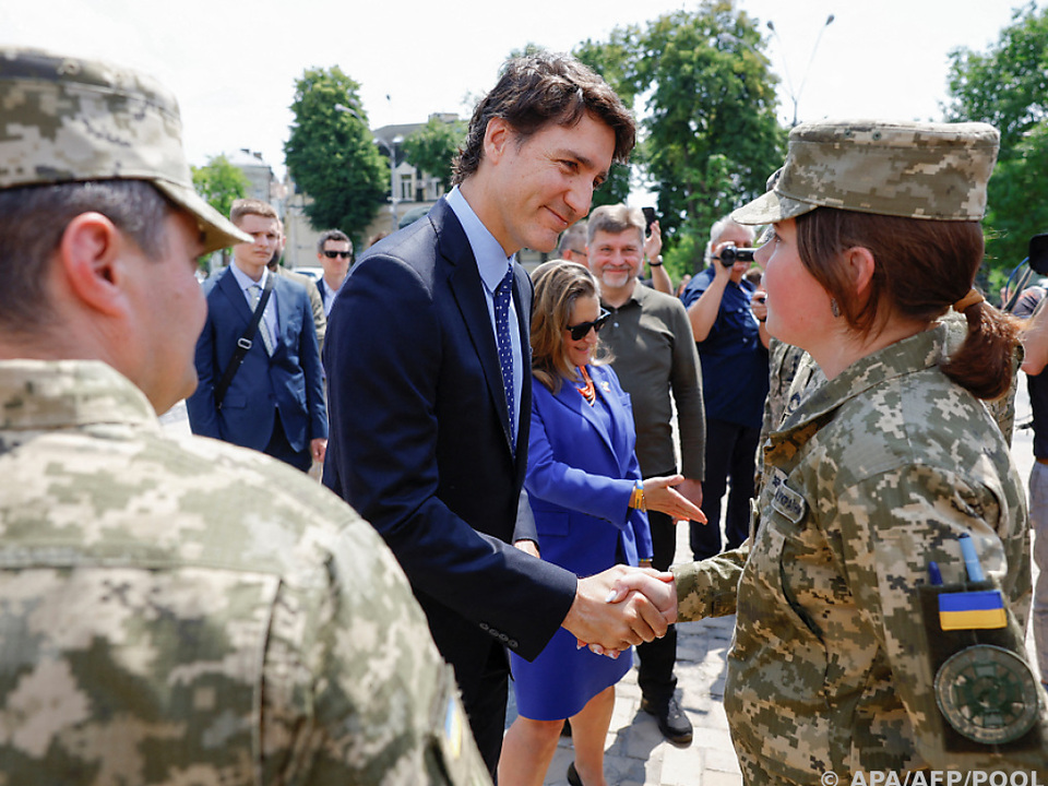 Trudeau zu Besuch in Kiew