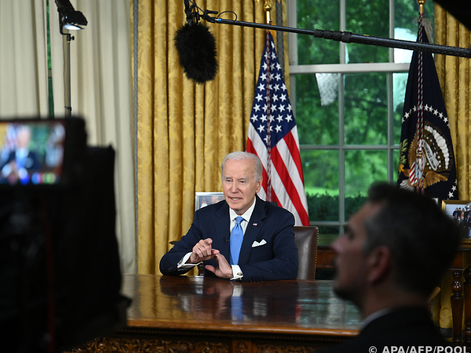 US-Präsident Joe Biden wandte sich via TV-Ansprache an die US-Bürger