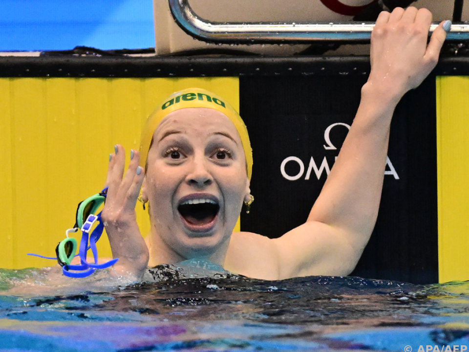 Mollie O\'Callaghan unterbot den 14 Jahren alten 200-m-Kraul-Weltrekord