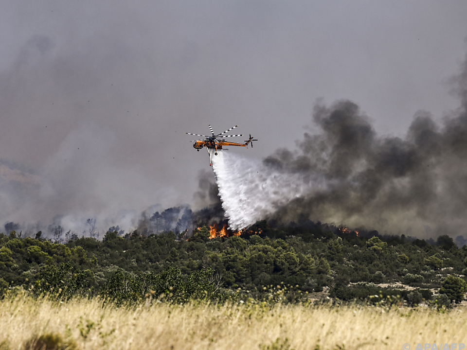 Waldbrandgefahr in Griechenland bleibt hoch
