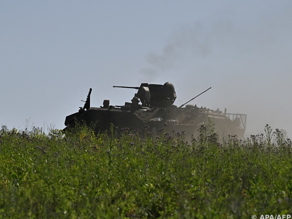 Ukrainische Truppen auf dem Vormarsch (Symbolbild)